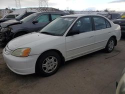 Honda salvage cars for sale: 2002 Honda Civic LX