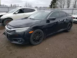 Salvage cars for sale at Bowmanville, ON auction: 2016 Honda Civic Touring