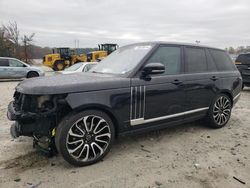 Salvage cars for sale at Loganville, GA auction: 2017 Land Rover Range Rover HSE