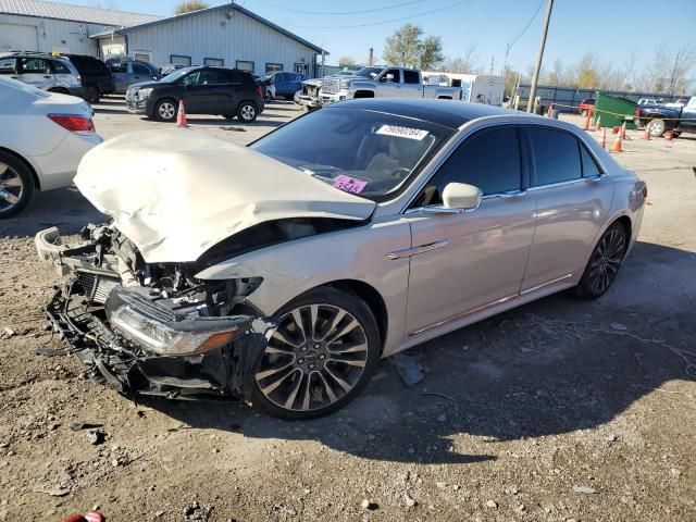 2018 Lincoln Continental Reserve