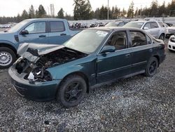 Salvage cars for sale at Graham, WA auction: 1997 Honda Civic EX