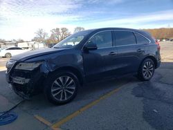 Salvage cars for sale at Rogersville, MO auction: 2016 Acura MDX Technology