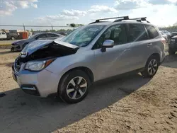 Salvage cars for sale at Houston, TX auction: 2018 Subaru Forester 2.5I Premium