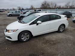 Salvage cars for sale at London, ON auction: 2015 Honda Civic LX