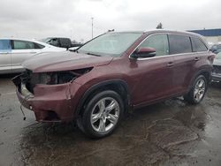 Toyota salvage cars for sale: 2015 Toyota Highlander Limited