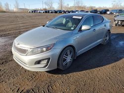 Salvage cars for sale at Montreal Est, QC auction: 2014 KIA Optima Hybrid