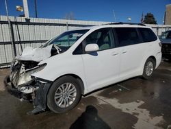 Salvage cars for sale at Littleton, CO auction: 2013 Toyota Sienna XLE