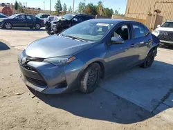 Salvage cars for sale from Copart Gaston, SC: 2018 Toyota Corolla L