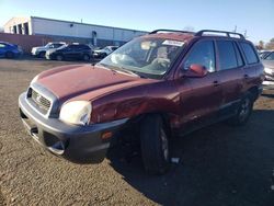 Hyundai Santa fe salvage cars for sale: 2004 Hyundai Santa FE GLS