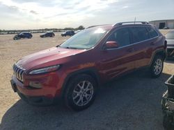 Salvage cars for sale from Copart San Antonio, TX: 2017 Jeep Cherokee Latitude