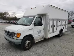 Ford salvage cars for sale: 2007 Ford Econoline E450 Super Duty Cutaway Van