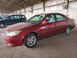 Salvage cars for sale at Phoenix, AZ auction: 2004 Toyota Camry LE