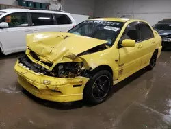 Salvage cars for sale at Elgin, IL auction: 2002 Mitsubishi Lancer OZ Rally