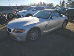 Salvage cars for sale at Denver, CO auction: 2003 BMW Z4 2.5