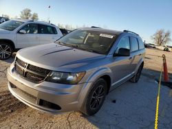 Salvage cars for sale at Pekin, IL auction: 2018 Dodge Journey SE