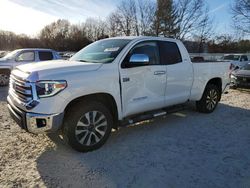 Toyota Tundra Double cab Limited salvage cars for sale: 2018 Toyota Tundra Double Cab Limited