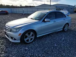 Salvage cars for sale at Windham, ME auction: 2010 Mercedes-Benz C 300 4matic