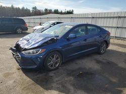 Salvage cars for sale at Windham, ME auction: 2018 Hyundai Elantra SEL