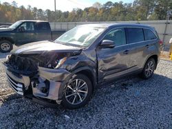 Salvage cars for sale from Copart Ellenwood, GA: 2018 Toyota Highlander SE