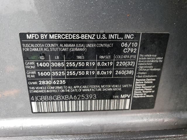 2011 Mercedes-Benz ML 350 4matic