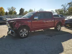 Salvage trucks for sale at Wichita, KS auction: 2015 Ford F150 Supercrew