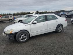 Salvage cars for sale at Lumberton, NC auction: 2007 Honda Accord EX