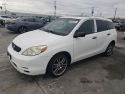 Salvage cars for sale at Sun Valley, CA auction: 2003 Toyota Corolla Matrix XR