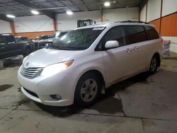 Salvage cars for sale from Copart Rocky View County, AB: 2011 Toyota Sienna XLE