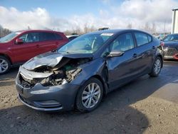 Salvage cars for sale at Duryea, PA auction: 2015 KIA Forte LX