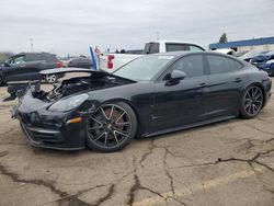 Salvage cars for sale at Woodhaven, MI auction: 2018 Porsche Panamera 4S