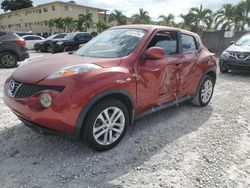 Vehiculos salvage en venta de Copart Opa Locka, FL: 2013 Nissan Juke S