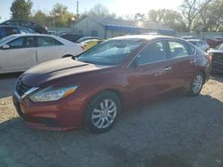 Salvage cars for sale at Wichita, KS auction: 2016 Nissan Altima 2.5