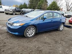 Salvage cars for sale from Copart Finksburg, MD: 2012 Honda Civic EX