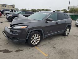 Salvage cars for sale at Wilmer, TX auction: 2015 Jeep Cherokee Latitude