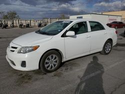 Toyota Vehiculos salvage en venta: 2013 Toyota Corolla Base