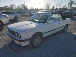 BMW salvage cars for sale: 1991 BMW 325 IC Automatic