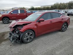 Salvage cars for sale at Las Vegas, NV auction: 2022 Nissan Sentra SV