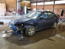 Hyundai salvage cars for sale: 2010 Hyundai Elantra Blue