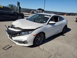 Salvage cars for sale from Copart Wilmer, TX: 2019 Honda Civic EX