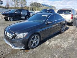 Mercedes-Benz salvage cars for sale: 2015 Mercedes-Benz C 400 4matic