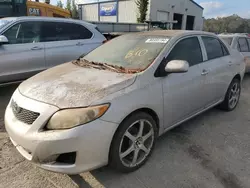 Toyota salvage cars for sale: 2010 Toyota Corolla Base