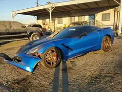 Salvage cars for sale at Los Angeles, CA auction: 2015 Chevrolet Corvette Stingray 1LT