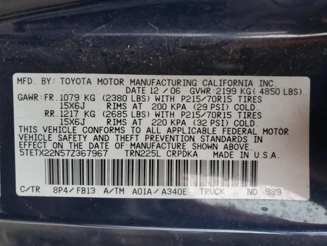 2007 Toyota Tacoma Access Cab