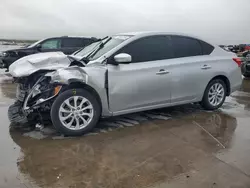 Salvage cars for sale at Grand Prairie, TX auction: 2018 Nissan Sentra S