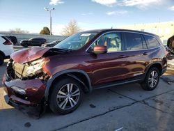 Honda salvage cars for sale: 2018 Honda Pilot EXL