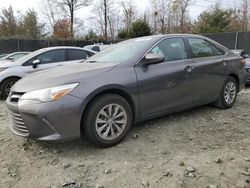 Toyota Camry salvage cars for sale: 2015 Toyota Camry LE