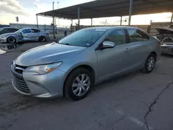 Salvage cars for sale at Anthony, TX auction: 2017 Toyota Camry LE