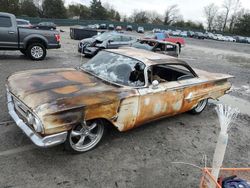 Vehiculos salvage en venta de Copart Cleveland: 1960 Chevrolet BEL AIR