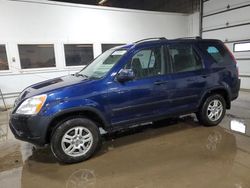 Salvage cars for sale at Ham Lake, MN auction: 2002 Honda CR-V EX