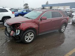 Chevrolet salvage cars for sale: 2017 Chevrolet Equinox LT